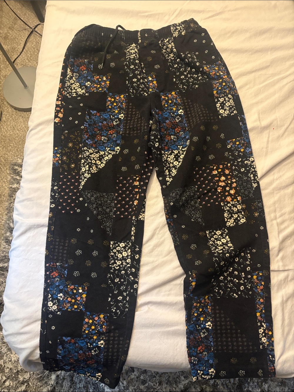 Floral Patchwork Pants